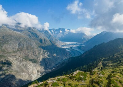Glacier de l’Aletsch – Hohfluh & Moosfluh (View point 1 & 2)