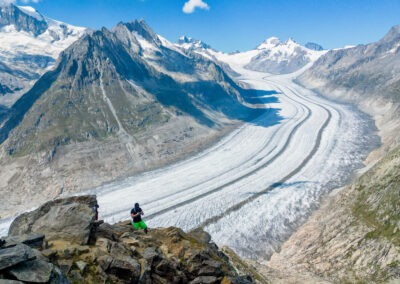 Glacier de l’Aletsch – Eggishorn (View point 4) + Marjlensee