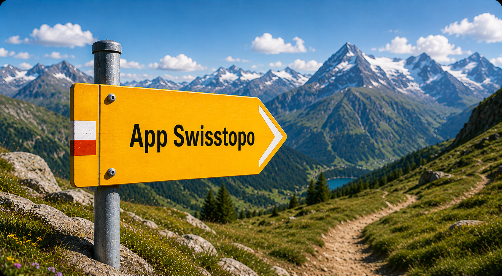 Application Swisstopo randonnée Suisse