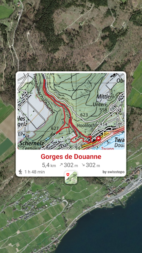 Découvrez les Gorges de Douanne (Twannbachschlucht), situées à Twann au bord du lac de Bienne, dans le canton de Berne. Cette magnifique balade permet de parcourir des gorges sauvages et impressionnantes le long du Twannbach, entre cascades, parois rocheuses, passerelles et sentiers aménagés. Une belle idée de sortie nature dans la région du lac de Bienne. Infos, photos et conseils pratiques. Itinéraire, accès, difficulté, parking et informations utiles sur tcheucestbeau.ch. Gorges de Douanne, Twannbachschlucht, Gorges de Twann, gorges Twann, gorges Douanne, Twannbach, Twannbachschlucht Twann, Gorges de Douanne Twann, Gorges de Douanne Suisse, Twannbachschlucht Suisse, Twann 2513, 2513 Twann, Douanne Suisse, Twann Suisse, lac de Bienne, Bielersee, région lac de Bienne, gorges canton de Berne, gorges Berne, gorges Suisse, cascade Twann, cascades Suisse, balade Gorges de Douanne, balade Twannbachschlucht, randonnée Gorges de Douanne, randonnée Twannbachschlucht, randonnée Twann, randonnée lac de Bienne, randonnée Berne, randonnée canton de Berne, promenade Twann, promenade lac de Bienne, activité Twann, activité lac de Bienne, activité Berne, activité Suisse, lieu insolite Suisse, site naturel Suisse, curiosité naturelle Suisse, activité famille Suisse, sortie en famille Suisse, idée de sortie Suisse, activité été Suisse, tourisme Twann, tourisme lac de Bienne, tourisme Berne, excursion Suisse, parking Gorges de Douanne, parking Twannbachschlucht, accès Gorges de Douanne, accès Twannbachschlucht, itinéraire Gorges de Douanne, itinéraire Twannbachschlucht, chemin, parcours GPS, tracé GPX, SwissTopo, randonnée, Suisse-Rando, Schweizer Wanderwege, idée de randonnée pédestre en Suisse, randonnée en Suisse, randothérapie, randotherapie.fun, Tcheu c’est beau !, tcheucestbeau.ch, top randonnées Suisse 2026, randonnées Berne, randonnées lac de Bienne. Découvrez les Gorges de Douanne (Twannbachschlucht), situées à Twann au bord du lac de Bienne, dans le canton de Berne. Cette magnifique balade permet de parcourir des gorges sauvages et impressionnantes le long du Twannbach, entre cascades, parois rocheuses, passerelles et sentiers aménagés. Une belle idée de sortie nature dans la région du lac de Bienne. Infos, photos et conseils pratiques. Itinéraire, accès, difficulté, parking et informations utiles sur tcheucestbeau.ch. Gorges de Douanne, Twannbachschlucht, Gorges de Twann, gorges Twann, gorges Douanne, Twannbach, Twannbachschlucht Twann, Gorges de Douanne Twann, Gorges de Douanne Suisse, Twannbachschlucht Suisse, Twann 2513, 2513 Twann, Douanne Suisse, Twann Suisse, lac de Bienne, Bielersee, région lac de Bienne, gorges canton de Berne, gorges Berne, gorges Suisse, cascade Twann, cascades Suisse, balade Gorges de Douanne, balade Twannbachschlucht, randonnée Gorges de Douanne, randonnée Twannbachschlucht, randonnée Twann, randonnée lac de Bienne, randonnée Berne, randonnée canton de Berne, promenade Twann, promenade lac de Bienne, activité Twann, activité lac de Bienne, activité Berne, activité Suisse, lieu insolite Suisse, site naturel Suisse, curiosité naturelle Suisse, activité famille Suisse, sortie en famille Suisse, idée de sortie Suisse, activité été Suisse, tourisme Twann, tourisme lac de Bienne, tourisme Berne, excursion Suisse, parking Gorges de Douanne, parking Twannbachschlucht, accès Gorges de Douanne, accès Twannbachschlucht, itinéraire Gorges de Douanne, itinéraire Twannbachschlucht, chemin, parcours GPS, tracé GPX, SwissTopo, randonnée, Suisse-Rando, Schweizer Wanderwege, idée de randonnée pédestre en Suisse, randonnée en Suisse, randothérapie, randotherapie.fun, Tcheu c’est beau !, tcheucestbeau.ch, top randonnées Suisse 2026, randonnées Berne, randonnées lac de Bienne.