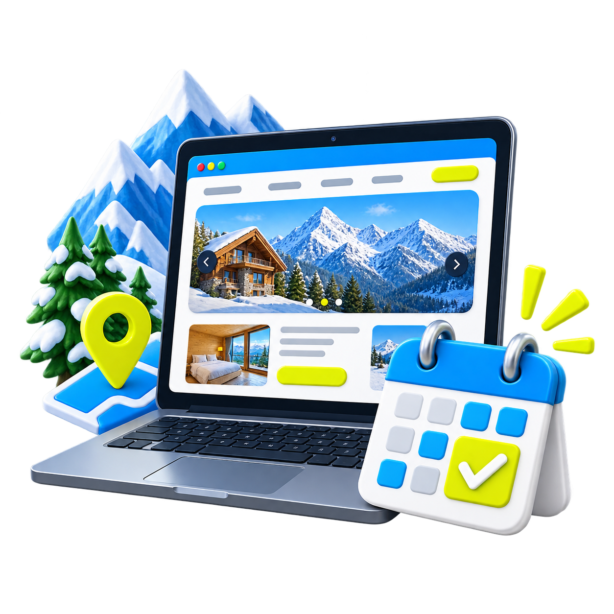 Création de site internet et de système de réservation en ligne