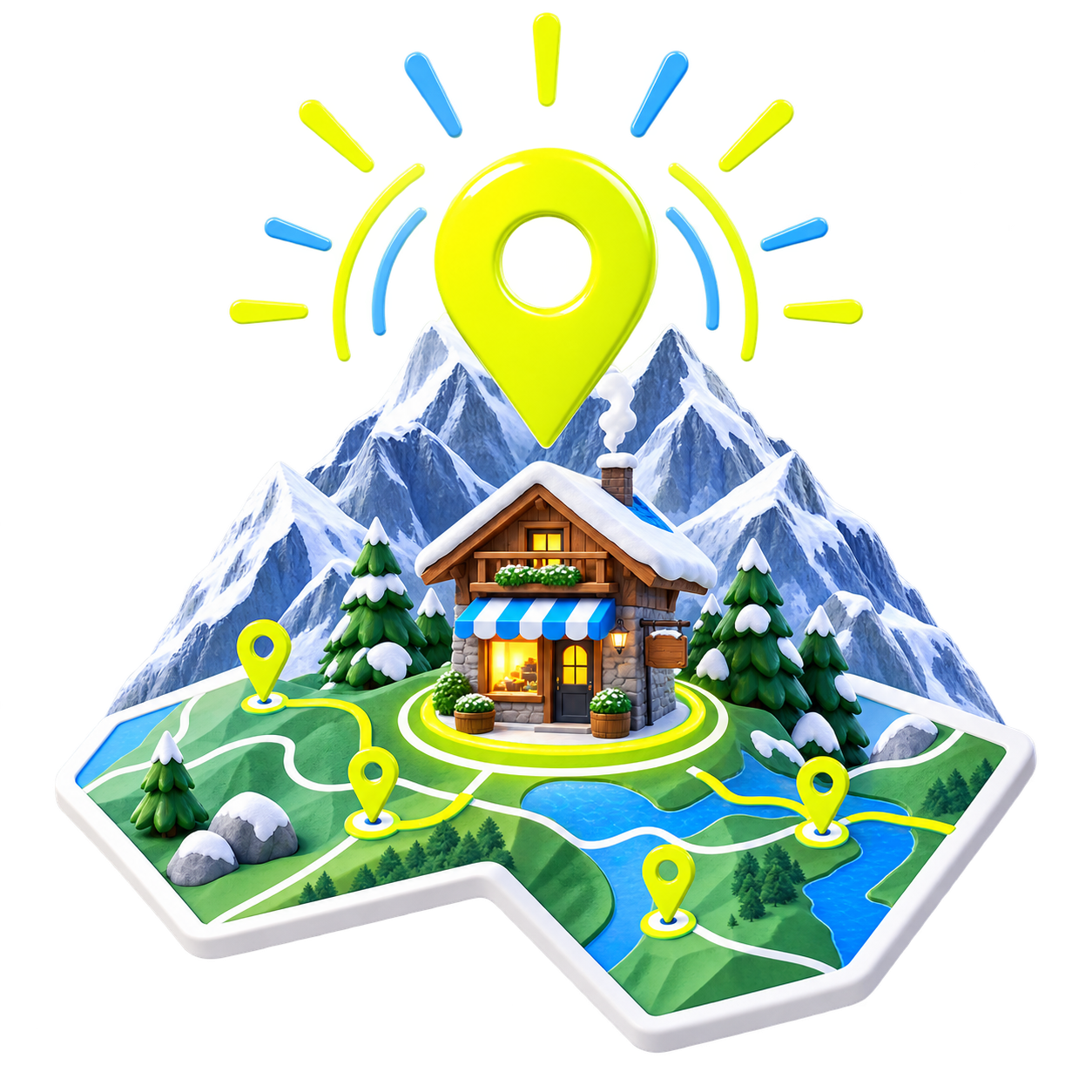 Visibilité locale sur Google Maps pour une activité de montagne